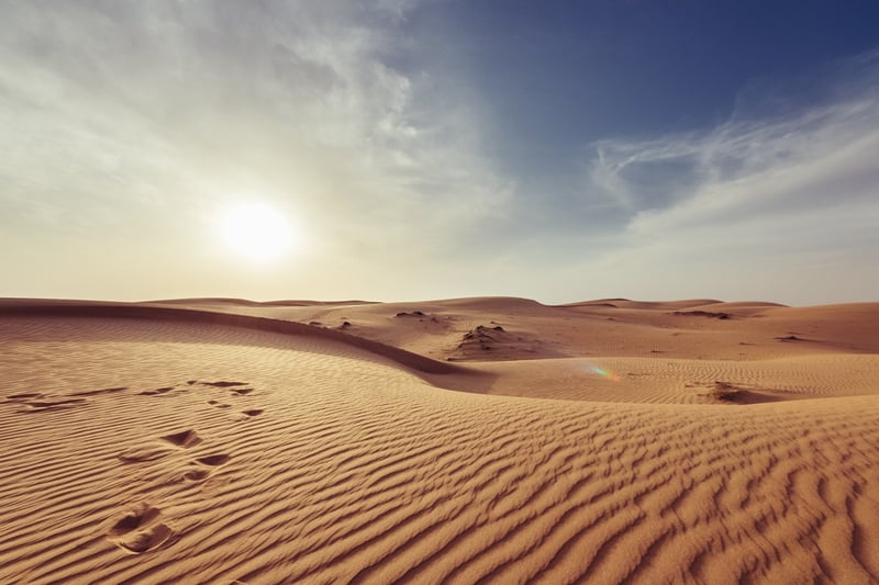 Dreamlike Desert Landscape